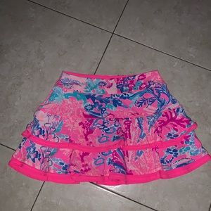 Lilly Pulitzer Luxletic Skort in Aquadesiac